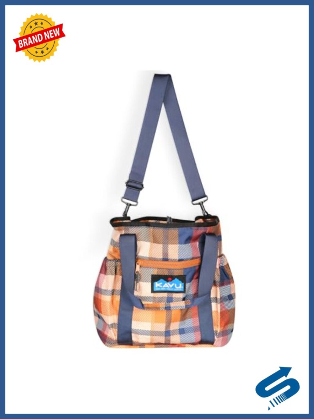 KAVU Unisex Can Do Canister Medium to Large Tote Bag Detachable Strap 26L